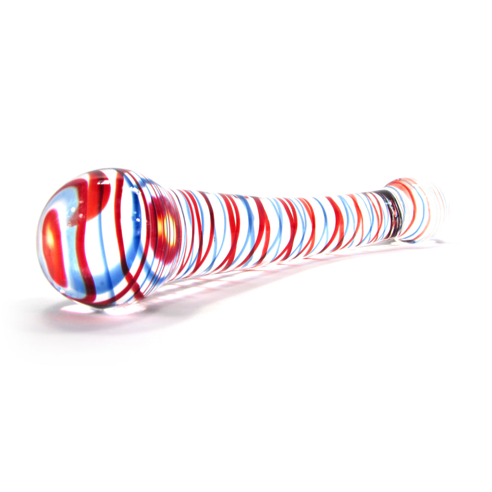 Multi Color Double Ended Glass Dildo