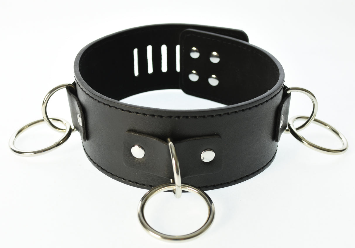 Bdsm Slave Neck Collar With D Link Attachments