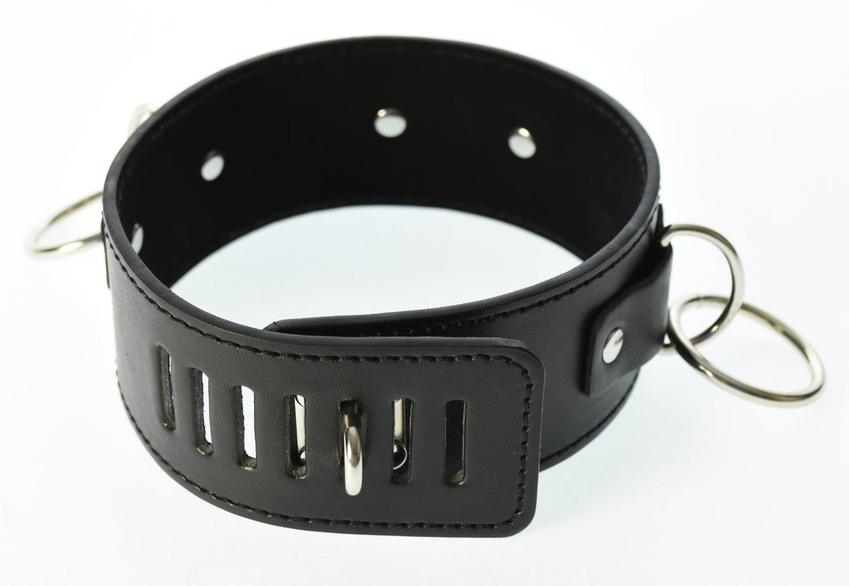 Bdsm Slave Neck Collar With D Link Attachments