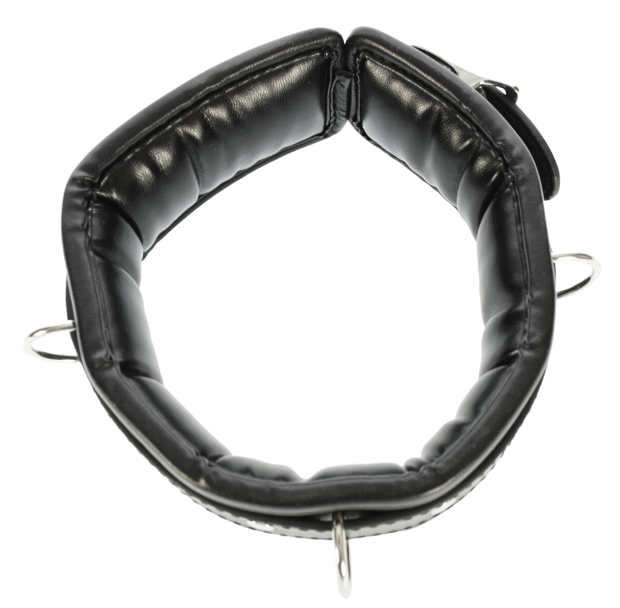 padded collar with leash bdsm bondage neck restraint