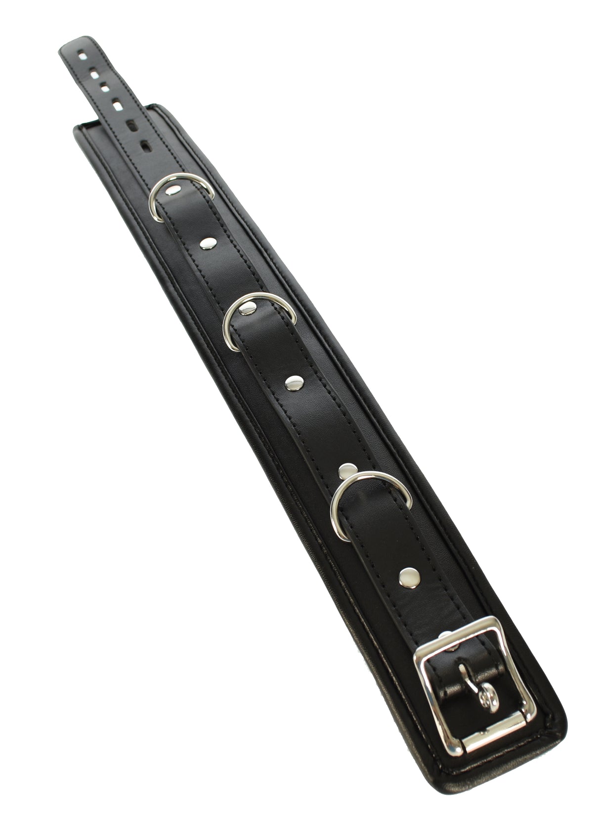 padded collar with leash bdsm bondage neck restraint