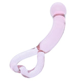 Pink Heart Glass Dildo