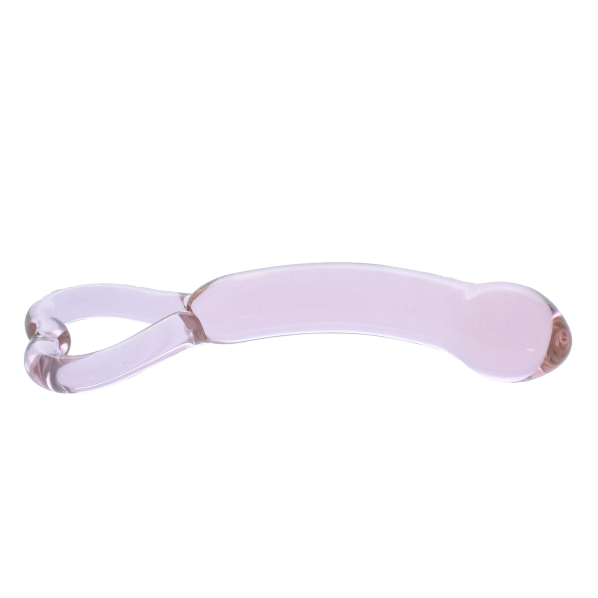 Pink Heart Glass Dildo