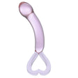 Pink Heart Glass Dildo