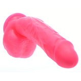 eight inch realistic pink dildo waterproof with suction cup