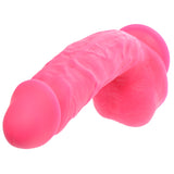 eight inch realistic pink dildo waterproof with suction cup