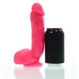 eight inch realistic pink dildo waterproof with suction cup