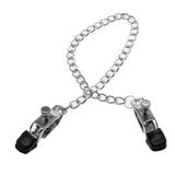 Press Style Nipple Clamps With Chain