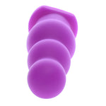 Pro Girthy Purple Silicone Anal Dildo