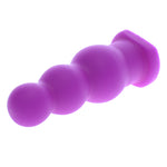 Pro Girthy Purple Silicone Anal Dildo