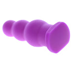 Pro Girthy Purple Silicone Anal Dildo