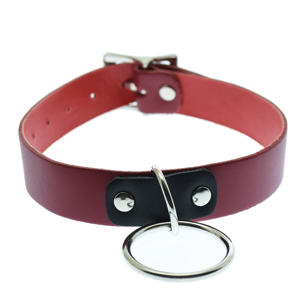 Red PVC Neck Collar