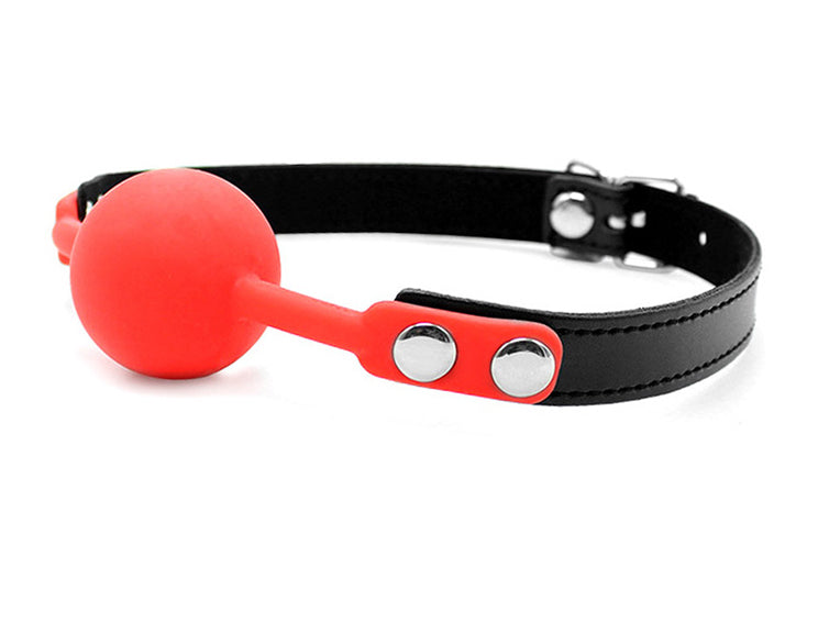 Red Silicone Gag Ball