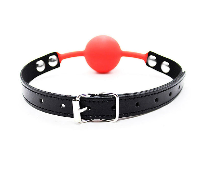 Red Silicone Gag Ball