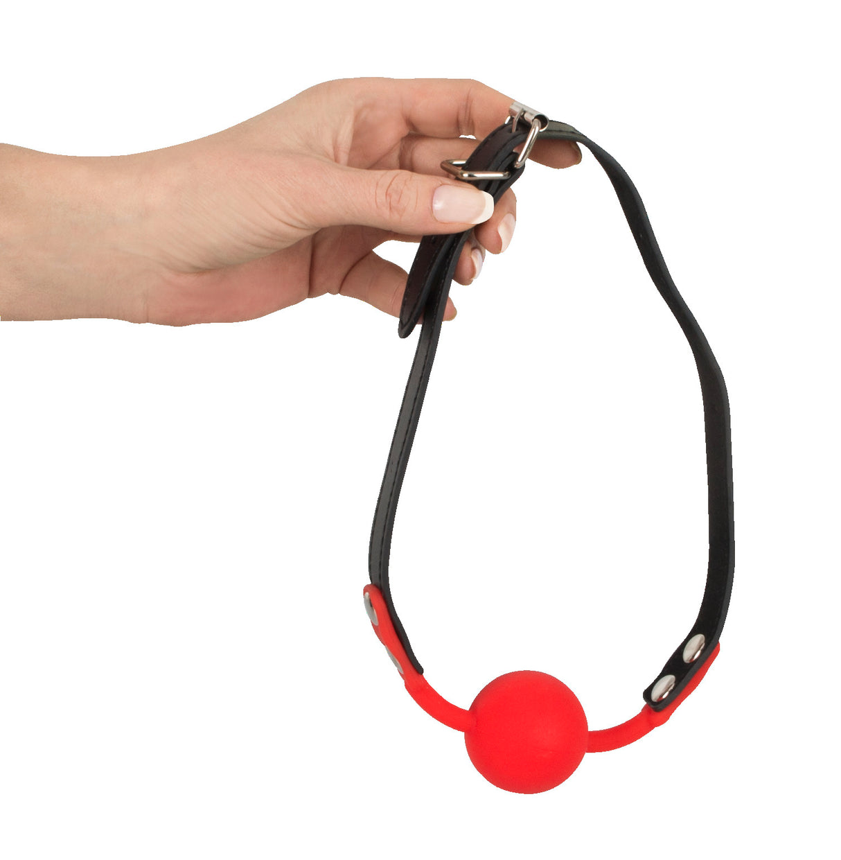 Red Silicone Gag Ball