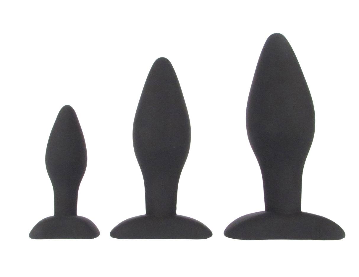 Silicone Anal Butt Plug Training Set