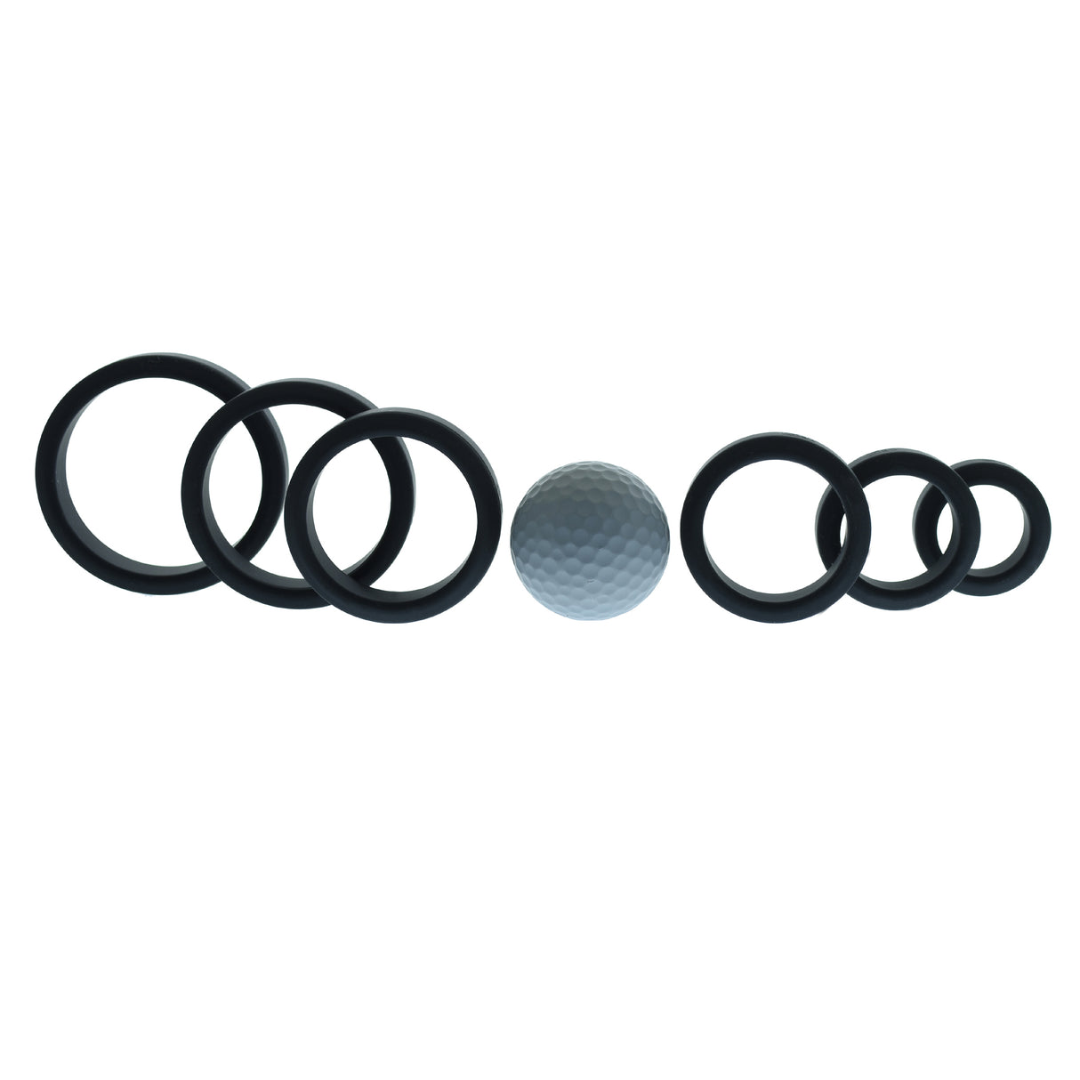 Silicone Cock Ring Set Six Pack