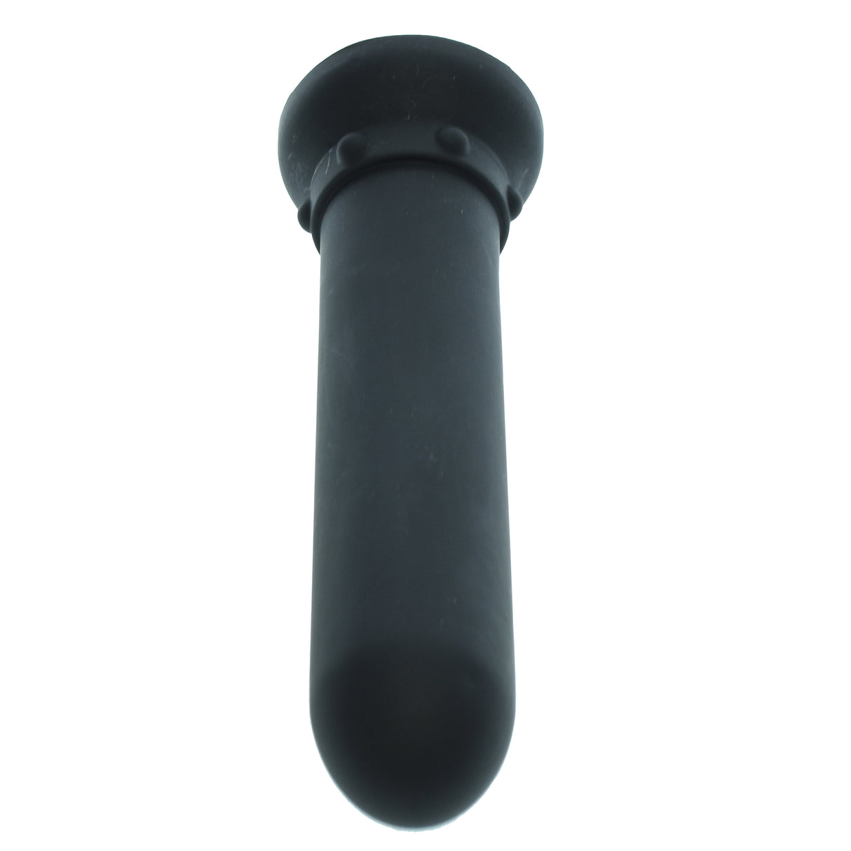 8 Inch Smooth Black Silicone Dildo