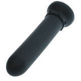 8 Inch Smooth Black Silicone Dildo