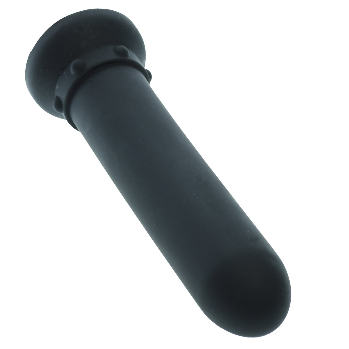 8 Inch Smooth Black Silicone Dildo