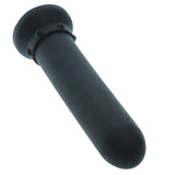 8 Inch Smooth Black Silicone Dildo