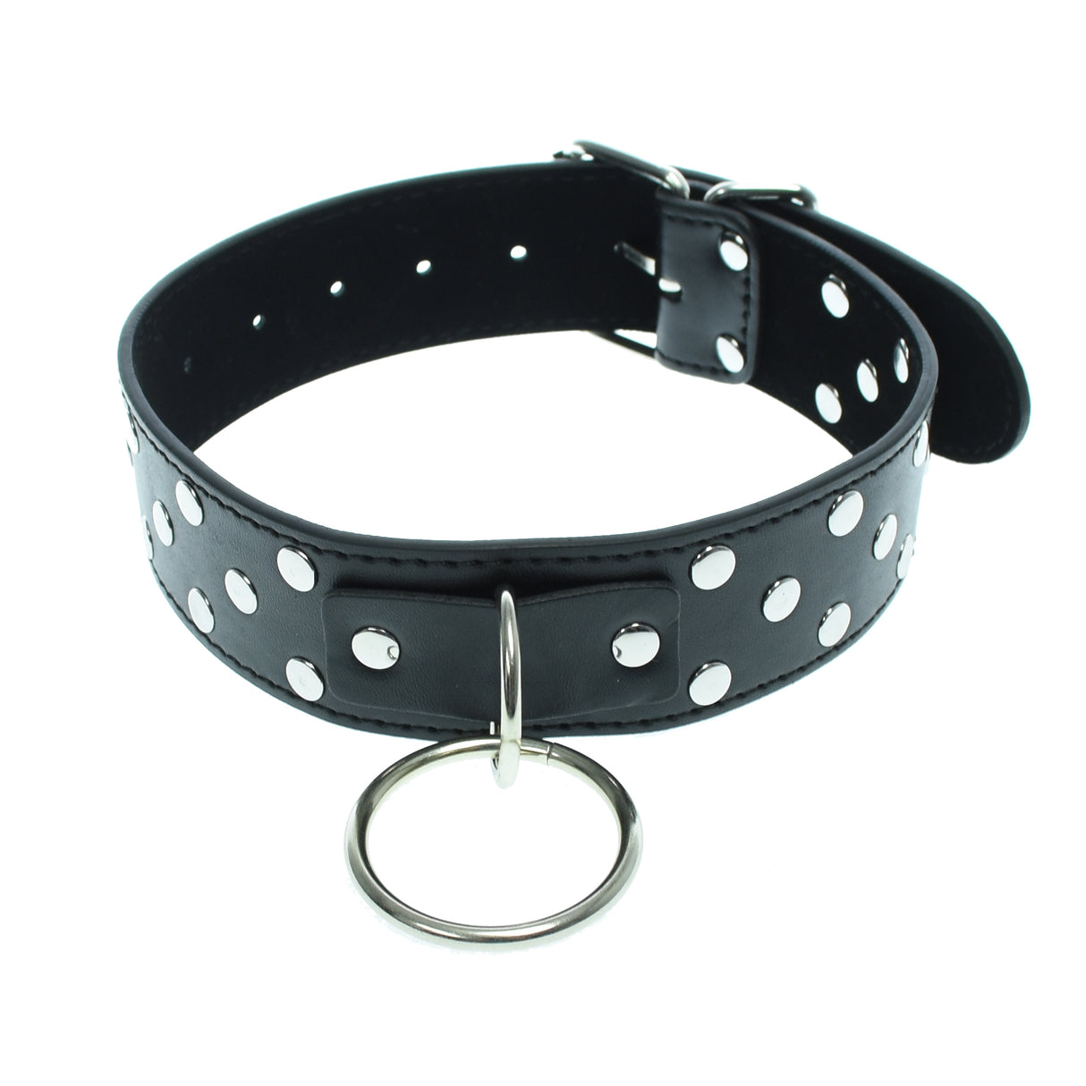 BDSM Studded Leather Collar