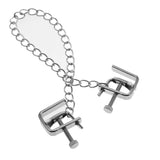 Vise Style Nipple Clamps With Chain