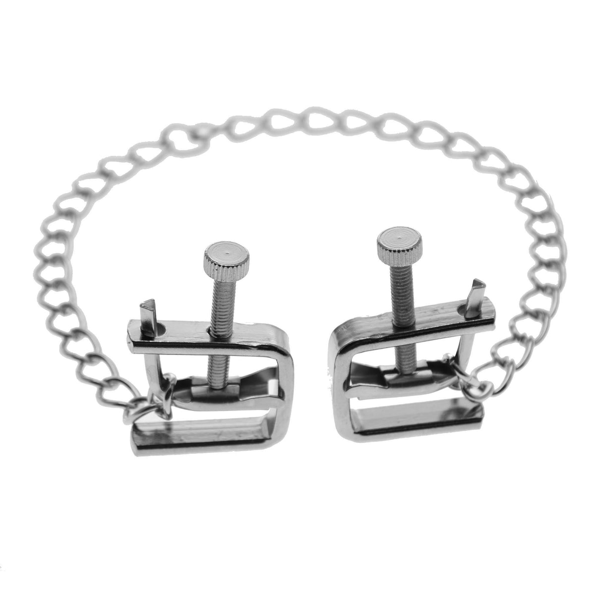 Vise Style Nipple Clamps With Chain